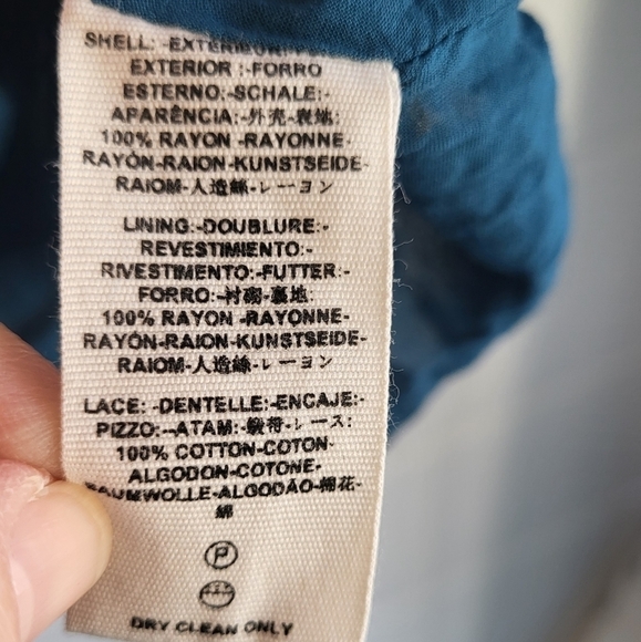 Free People Emily Lace Front Panel Swing Dress Size XS - Picture 14 of 14